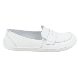 Olivier Barfota kvinnors minimalistiska sommar 1280 läder loafers vit
