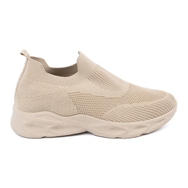 Shelvt Lätt sportskor, beige