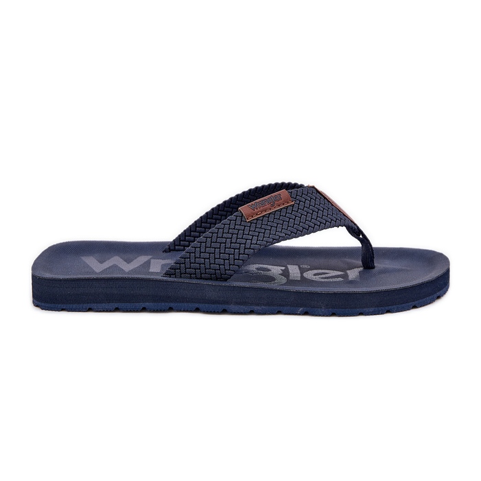 Mäns flip -flops Wrangler Zane Flipflop Men Low 20251044.24H Navy Blue blå