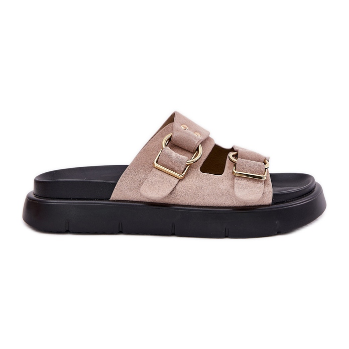 Big Star Kvinnors mocka flip flops med dekorativ stor stjärna RR274659 klämmor ljusrosa