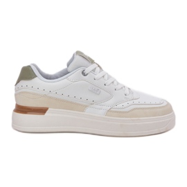 Kvinnors sneakers på Lee Emma Women Low 50251014.04L -plattformen beige