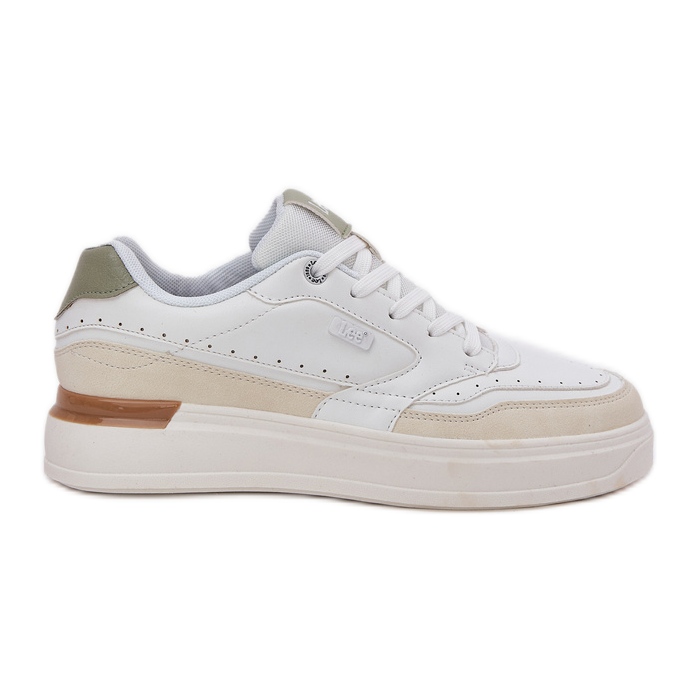 Kvinnors sneakers på Lee Emma Women Low 50251014.04L -plattformen beige