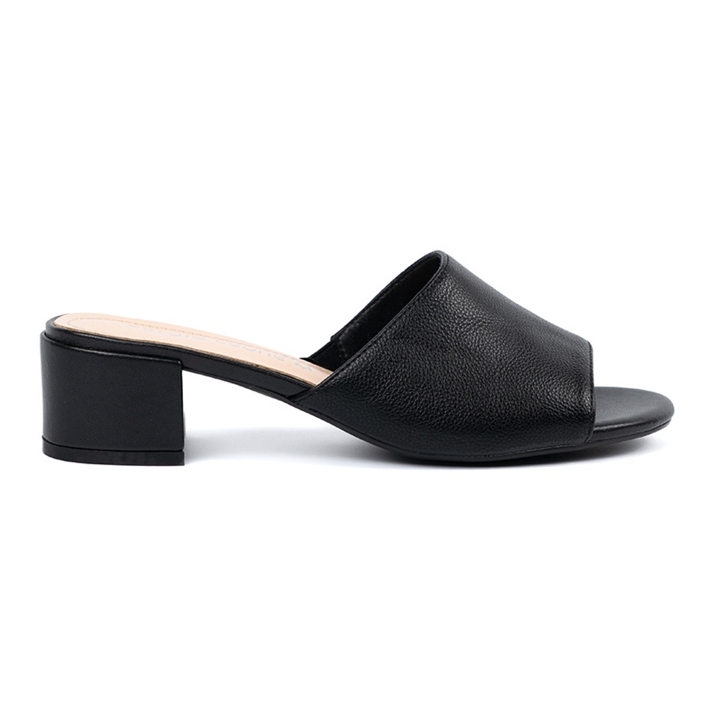 Sergio Leone Lågklackade flipflops för kvinnor svart