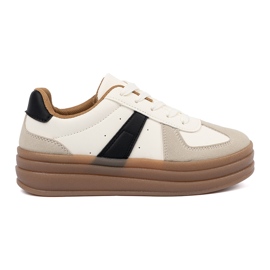 Shelvt Beige sportskor för kvinnor
