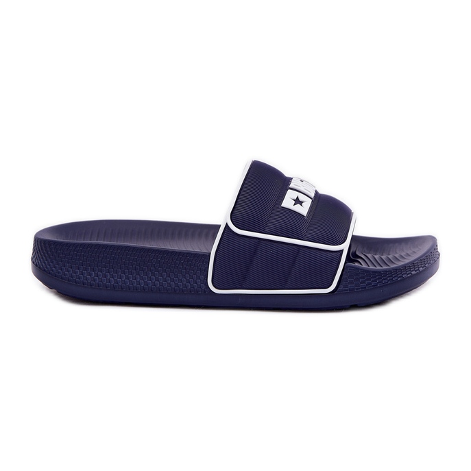 Mäns Big Star RR174A045 Navy Blue Slippers blå
