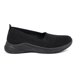 Shelvt Svarta slip-on sportskor