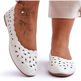 Evento Genombruten glänsande Ballerina Vit Visionär för kvinnor