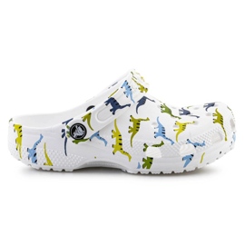 Barns trosor Crocs Classic Character Print Clog 209695-9dh White vit