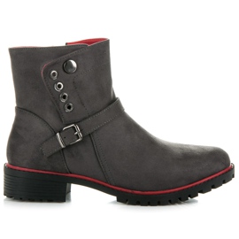 Seastar Mockaskor med dragkedja grå