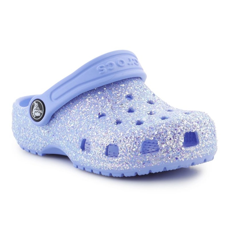 Crocs Classic Glitter Clog T 206992-5Q6 Flaps blå
