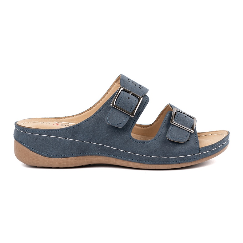 Seastar Talltor på en låg kil med blå spännen