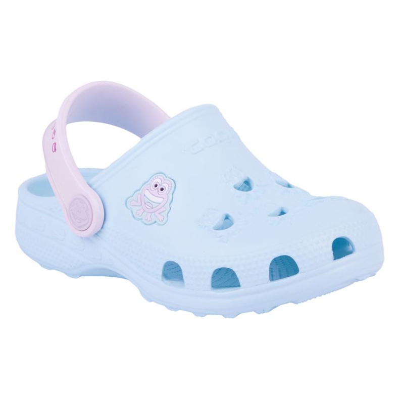 Barnsandaler Coqui Little Frog 92800617335 Blue blå