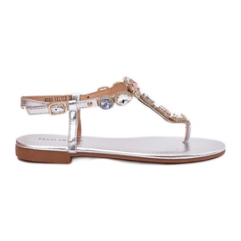 Flat -hankvinnor med silverkristaller med silverkristaller