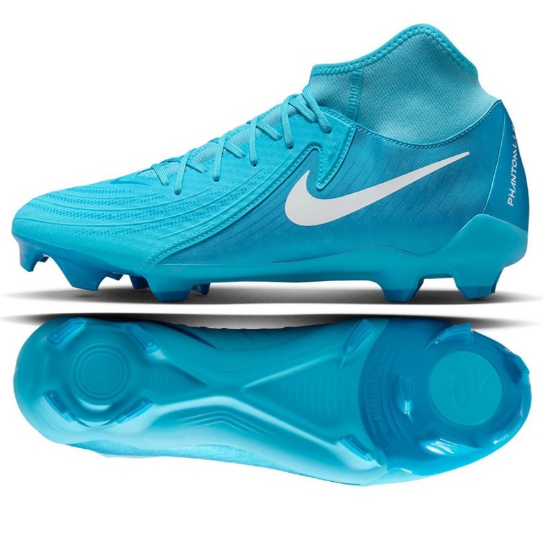 Nike Phantom Luna II Academy FG/MG FD6725-400 fotbollsskor blå
