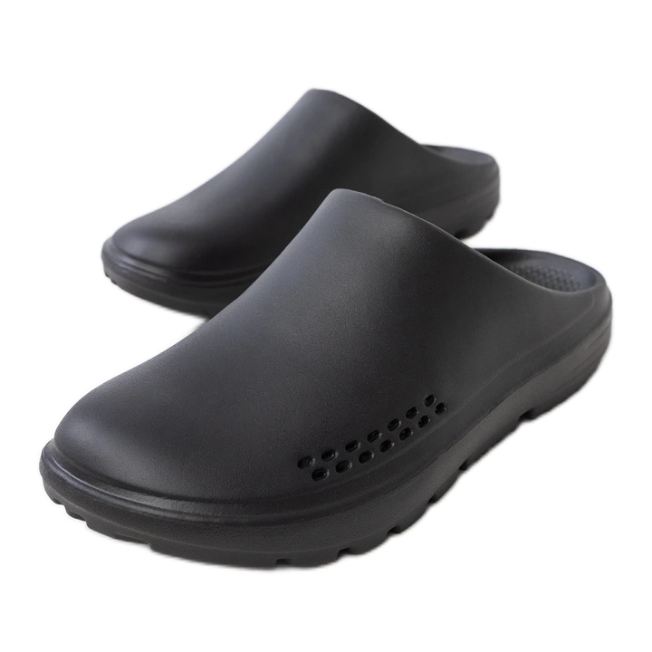 Svarta mäns tofflor byggda -in