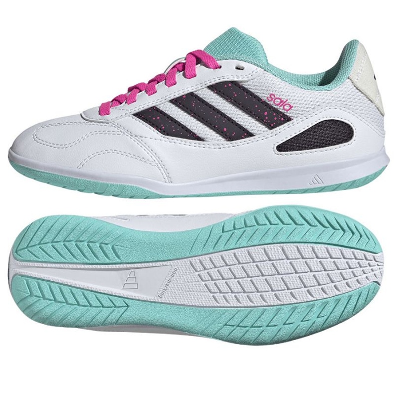 Adidas Super Sala III i JR5400 fotbollsskor vit