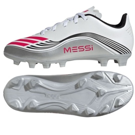 Adidas f50 messi club fg/mg jp7457 fotbollsskor vit