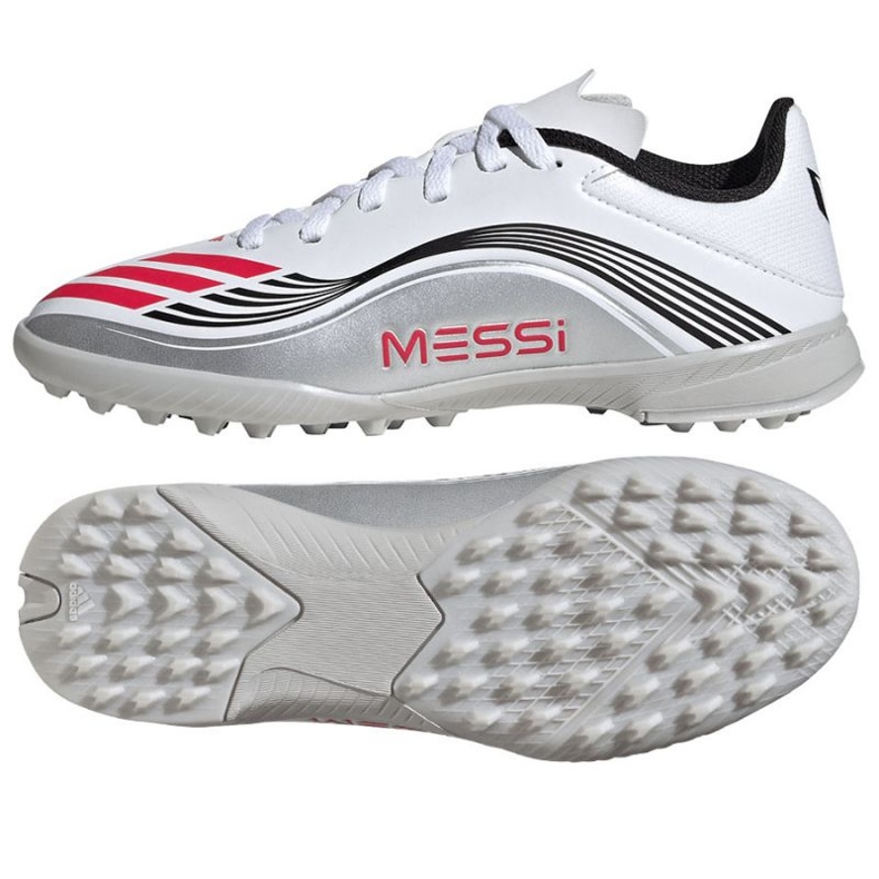 Adidas F50 Messi League JP7456 fotbollsskor vit