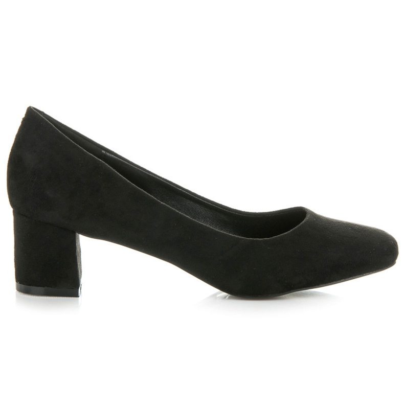 Vices New Collection Klassiska pumps i mocka svart