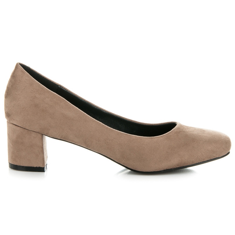Vices New Collection Klassiska pumps i mocka brun