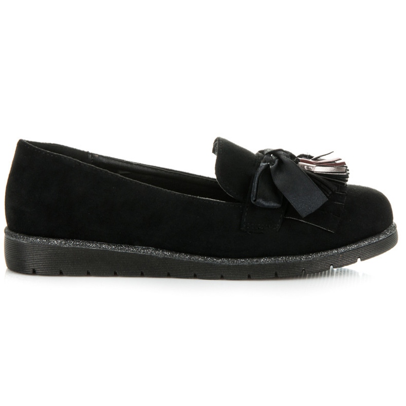 Seastar Loafers i mocka svart