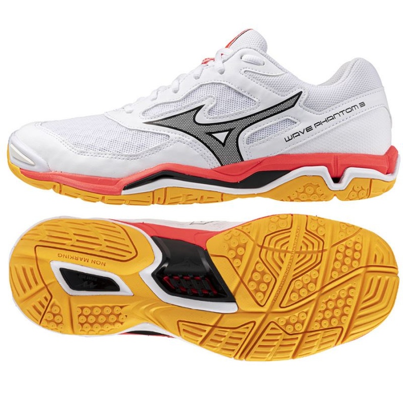 Mizuno Wave Phantom 3 x1GA226098 Handbollskor vit
