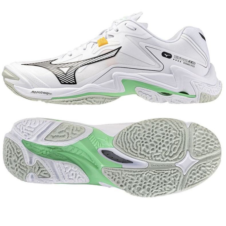 Mizuno Wave Lightning Z8 V1GA240016 Volleybollskor vit