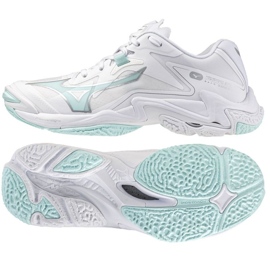 Mizuno Wave Lightning Z8 V1GC240045 Volleybollskor vit
