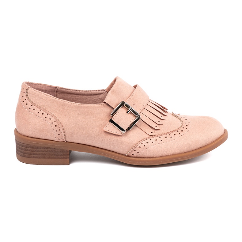 Seastar Pink Suede Flat Loafets rosa