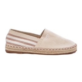 Mäns eko mocka espadrilles beige