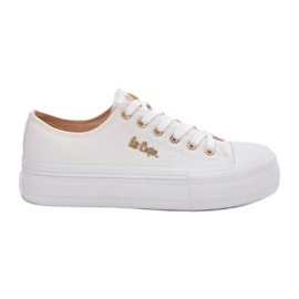 Kvinnors sneakers på plattformen Lee Cooper LCW-25-02-3289 White vit