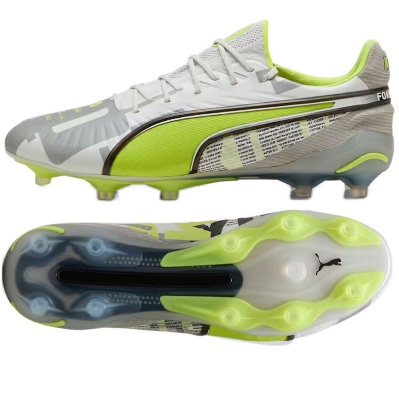 Puma King Ultimate Forever FG/AG 108426-01 Fotbollskor grå