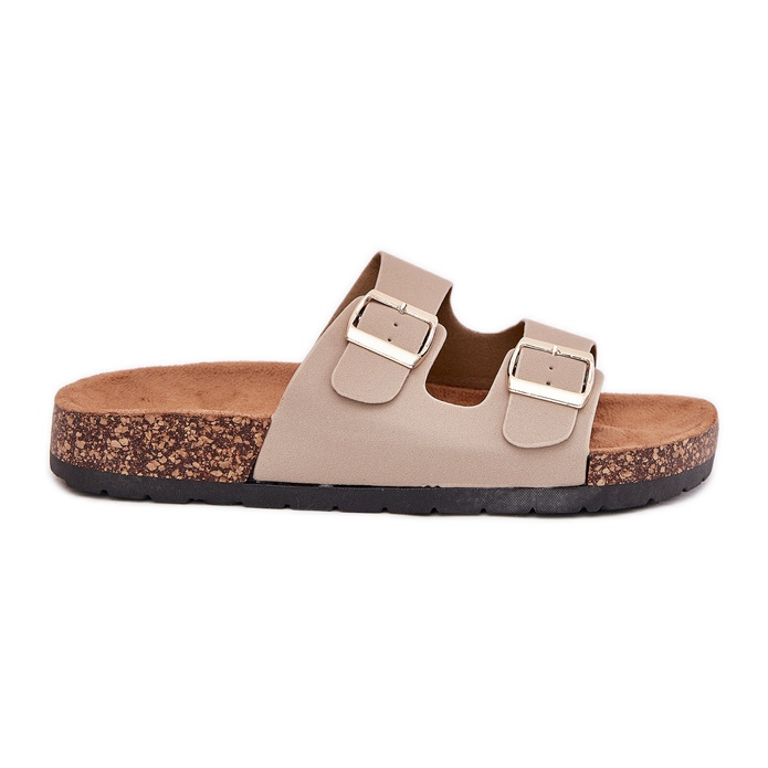 Boto Cortina Beige Slip-On sandaler för kvinnor
