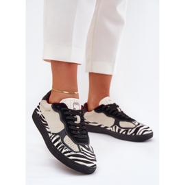 Women's Sneakers Big Star av Daniel Lopez SS2D4015 Zebra Beige