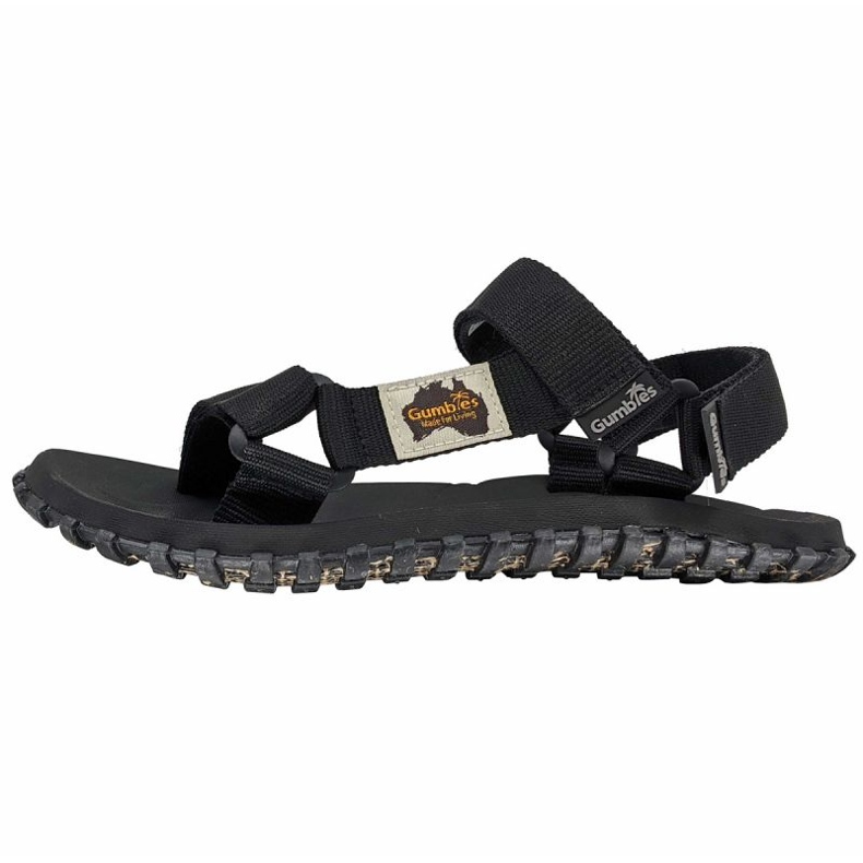 Herr sandaler gumbies scrambler sandal g-sc-uni-svart