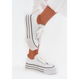 Boto Kvinnors sneakers på den massiva plattformen White Marinae vit