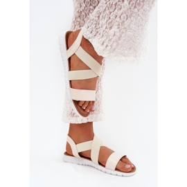 Boto Klassiska kvinnors sandaler gled lätt beige norina