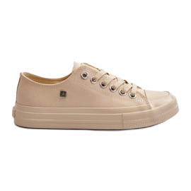 Klassiska damsneakers Big Star NN274286 Beige