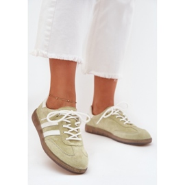 Boto Låga läder sneakers kvinnors lime ismina grön