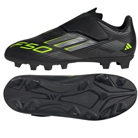 Adidas f50 klubb vel fg/mg jr ji0037 skor svart