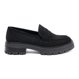 Diamantique Eleganta kvinnors skor på plattformen svart