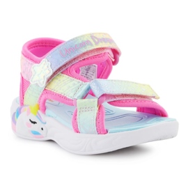 Sandaler Skechers S-Lights Unicorn Dreams Sandal-majestic Bliss JR 302682N-PKMTT rosa