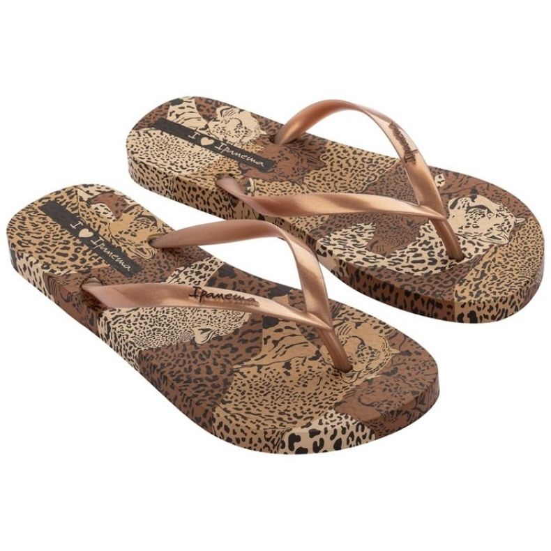 Ipanema djurflip -flops i 83617ay384 brun
