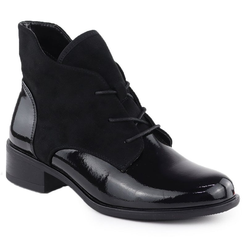 Kvinnors isolerade kvinnors lackerade svarta jezzi 198-15