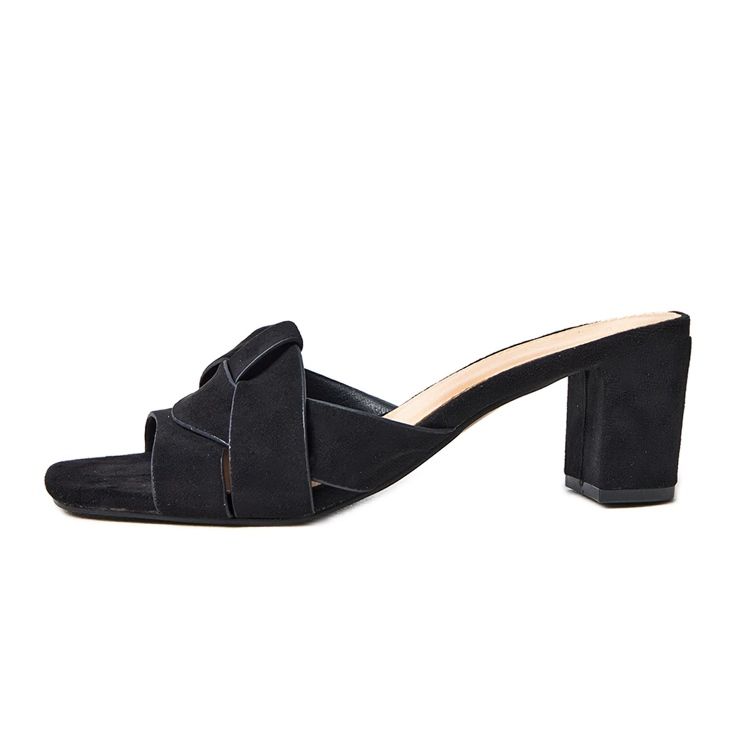 Black Classic Flip Flops på Risana Ekozamszu Post svart