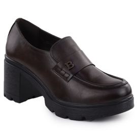Kvinnors mockasinskor på blocket Brown Potocki SZ12700 brun