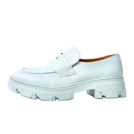 Blå kvinnors loafers från Eco -Leather Kirna