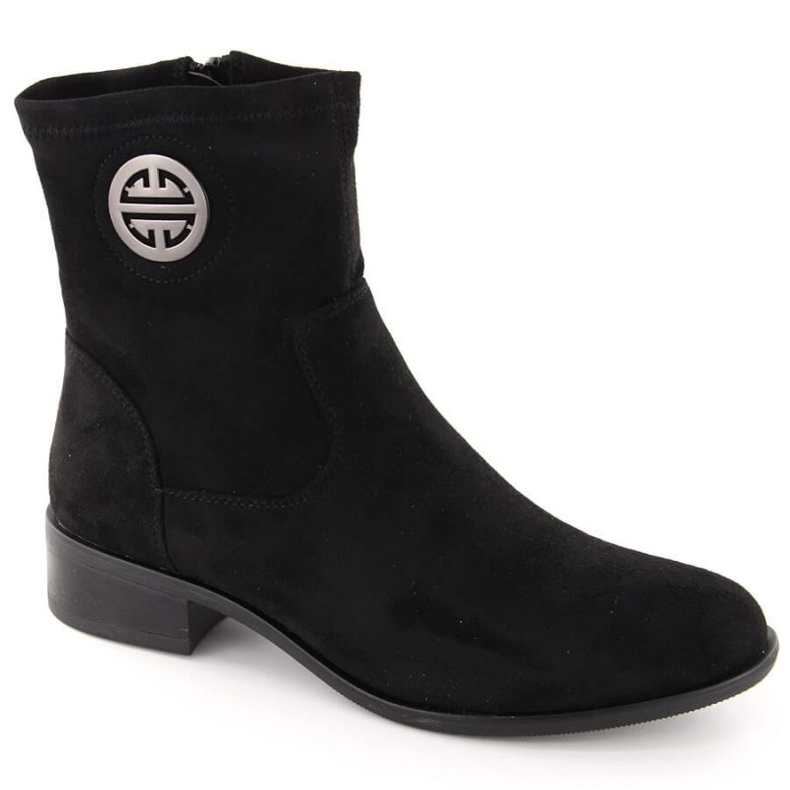 Suede Boots Jezzi i ASA198-28 JEZ432A svart