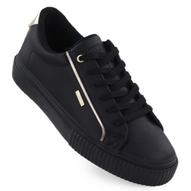 Big Star Eco -Leather Sneakers i SS274025 INT2164A svart