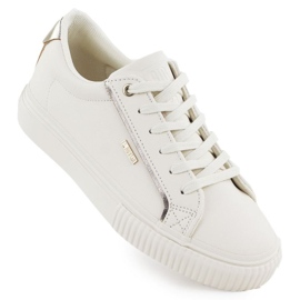 Big Star Eco -Leather Sneakers i SS274027 Int2164b vit